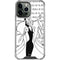 Disney Villains Cruella de Vil Black and White iPhone 15 Pro Max Clear Case