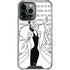 Disney Villains Cruella de Vil Black and White iPhone 14 Pro Max Clear Case