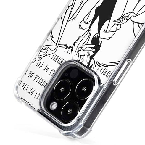 Disney Villains Cruella de Vil Black and White iPhone 15 Pro Max MagSafe Case