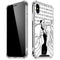Disney Villains Cruella de Vil Black and White iPhone XS Max Clear Case
