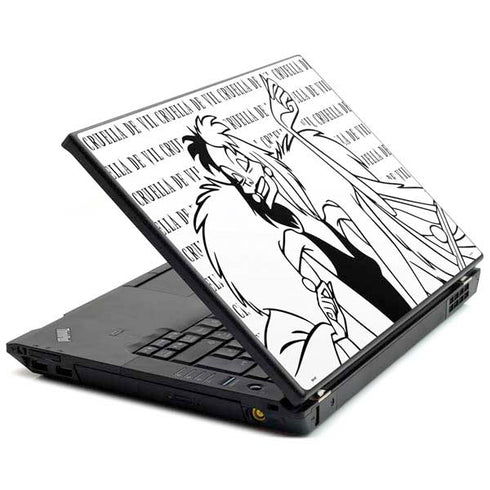Disney Villains Cruella de Vil Black and White Lenovo T420 Skin
