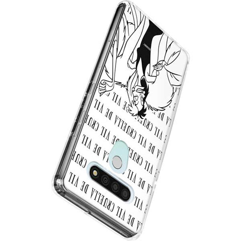 Disney Villains Cruella de Vil Black and White LG Stylo 6 Clear Case
