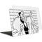 Disney Villains Cruella de Vil Black and White MacBook Air 13in (2020) Case plus Skin