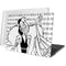 Disney Villains Cruella de Vil Black and White MacBook Pro 13in (2020) Case plus Skin