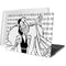 Disney Villains Cruella de Vil Black and White MacBook Pro 15in (2016-19) Case plus Skin