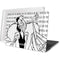 Disney Villains Cruella de Vil Black and White MacBook Pro 16in (2019-20) Case plus Skin