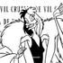 Disney Villains Cruella de Vil Black and White Moto E5 Play Skin