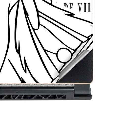 Disney Villains Cruella de Vil Black and White MSI GS65 Stealth Laptop Skin