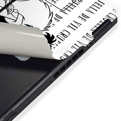 Disney Villains Cruella de Vil Black and White Nintendo Switch Bundle Skin