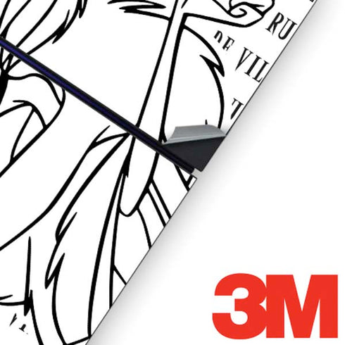 Disney Villains Cruella de Vil Black and White PS4 Console and Controller Bundle Skin