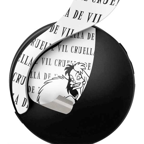 Disney Villains Cruella de Vil Black and White PULSE 3D Wireless Headset for PS5 Skin