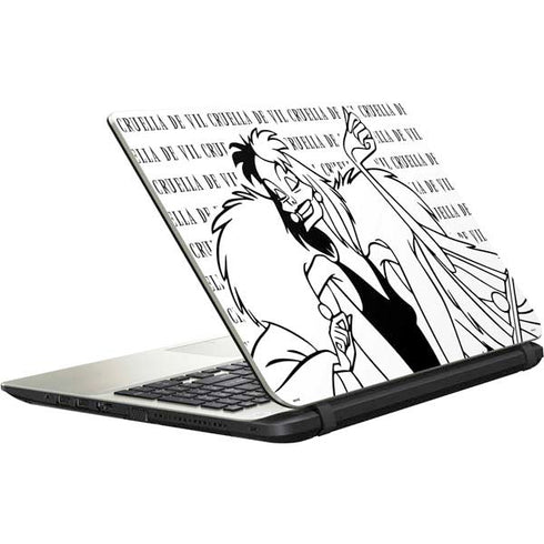 Disney Villains Cruella de Vil Black and White Satellite L50-B / S50-B Skin