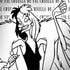 Disney Villains Cruella de Vil Black and White Surface Book 2 15in Skin