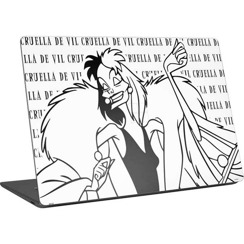 Disney Villains Cruella de Vil Black and White Surface Laptop 4 15in Skin