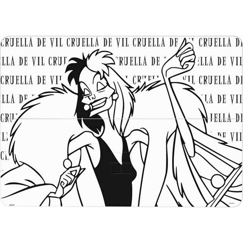 Disney Villains Cruella de Vil Black and White Surface Laptop Studio Skin