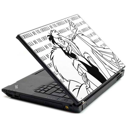 Disney Villains Cruella de Vil Black and White T440s Skin