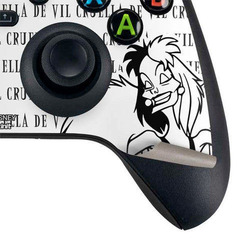 Disney Villains Cruella de Vil Black and White Xbox Series X Bundle Skin