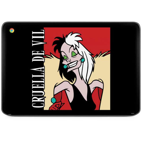 Disney Villains Cruella de Vil HP Chromebook Skin