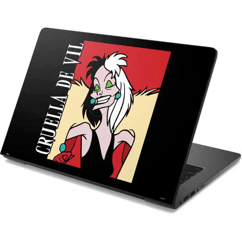 Disney Villains Cruella de Vil Dell Chromebook Skin