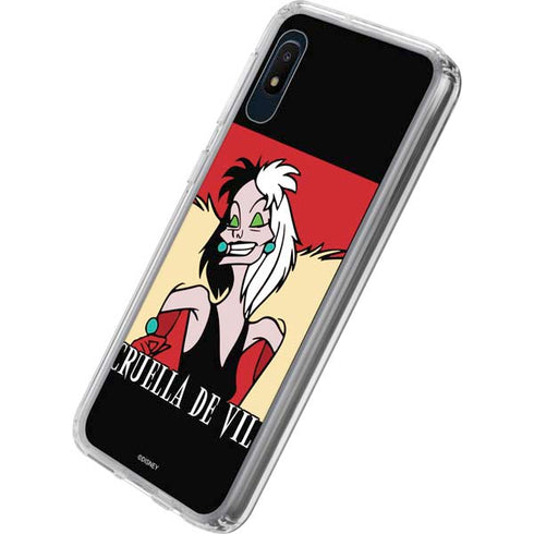 Disney Villains Cruella de Vil Galaxy A10e Clear Case