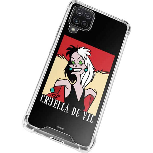 Disney Villains Cruella de Vil Galaxy A12 Clear Case