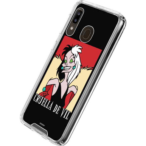 Disney Villains Cruella de Vil Galaxy A30 Clear Case