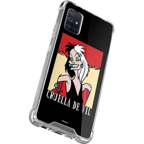 Disney Villains Cruella de Vil Galaxy A71 5G Clear Case