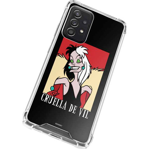 Disney Villains Cruella de Vil Galaxy A72 5G Clear Case