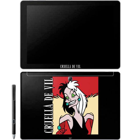 Disney Villains Cruella de Vil Galaxy Book 12in Skin
