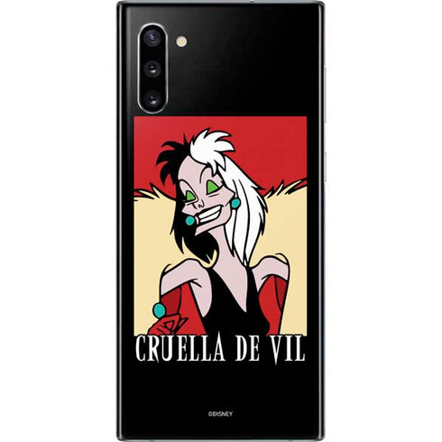 Disney Villains Cruella de Vil Galaxy Note 10 Skin