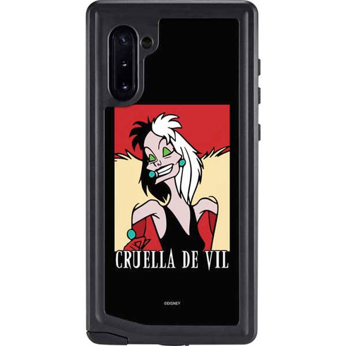 Disney Villains Cruella de Vil Galaxy Note 10 Waterproof Case