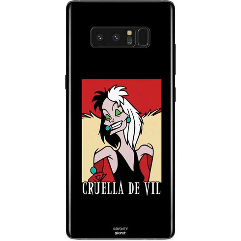 Disney Villains Cruella de Vil Galaxy Note 8 Skin