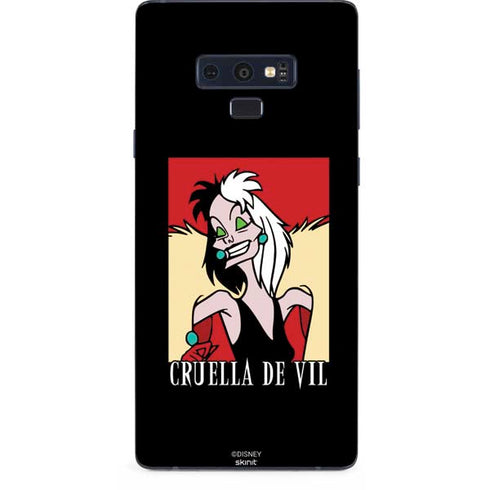Disney Villains Cruella de Vil Galaxy Note 9 Skin