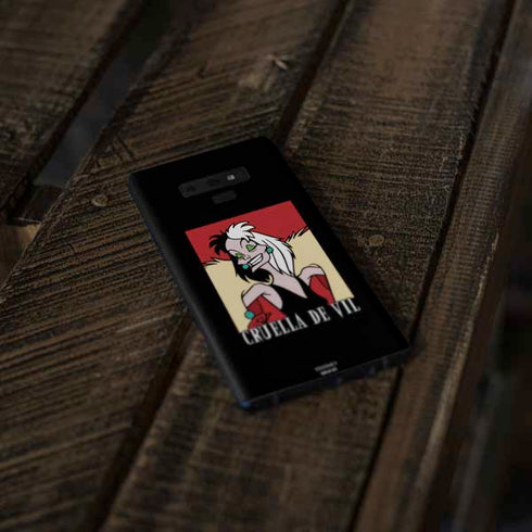 Disney Villains Cruella de Vil Galaxy Note 9 Skin