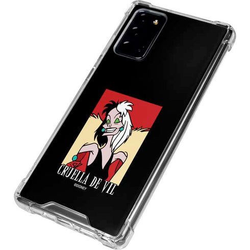 Disney Villains Cruella de Vil Galaxy Note20 5G Clear Case