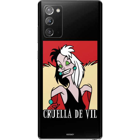 Disney Villains Cruella de Vil Galaxy Note20 5G Skin