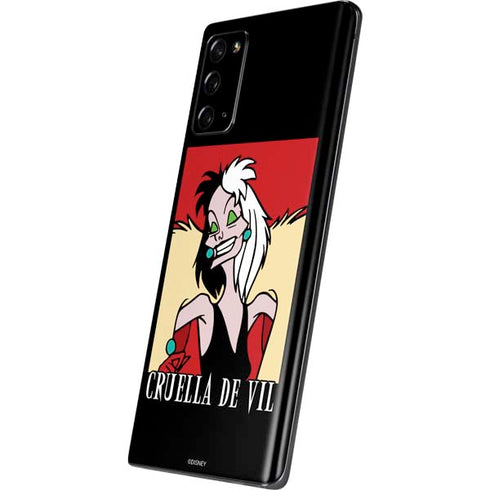 Disney Villains Cruella de Vil Galaxy Note20 5G Skin