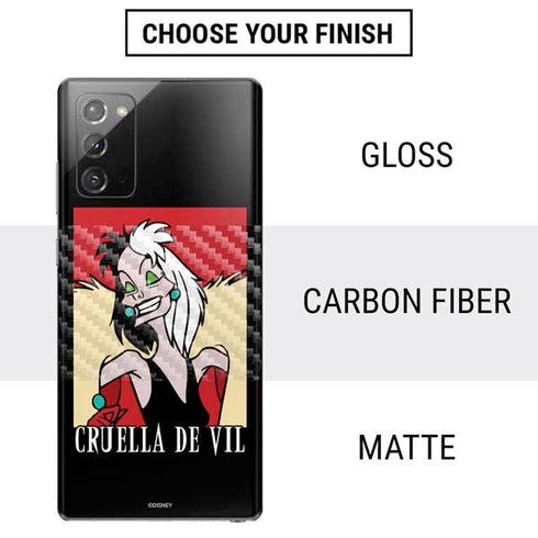 Disney Villains Cruella de Vil Galaxy Note20 5G Skin