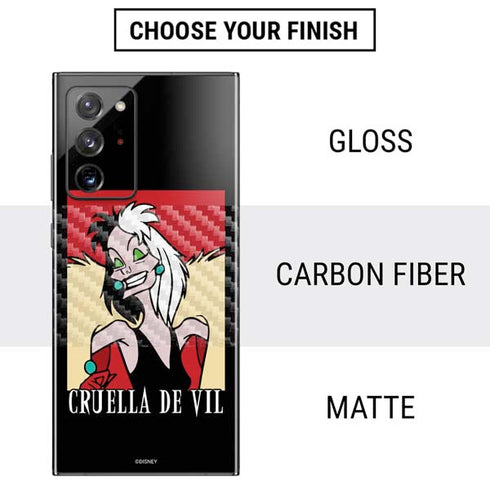 Disney Villains Cruella de Vil Galaxy Note20 Ultra 5G Skin
