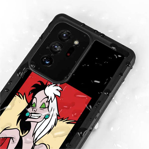 Disney Villains Cruella de Vil Galaxy Note20 Ultra 5G Waterproof Case