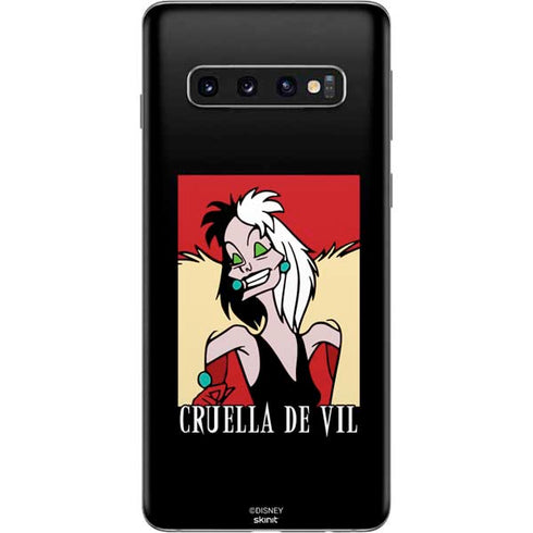 Disney Villains Cruella de Vil Galaxy S10 Skin
