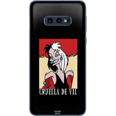 Disney Villains Cruella de Vil Galaxy S10e Skin