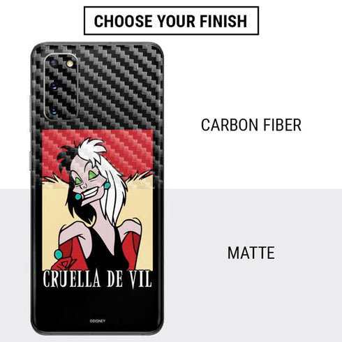Disney Villains Cruella de Vil Galaxy S20 Skin
