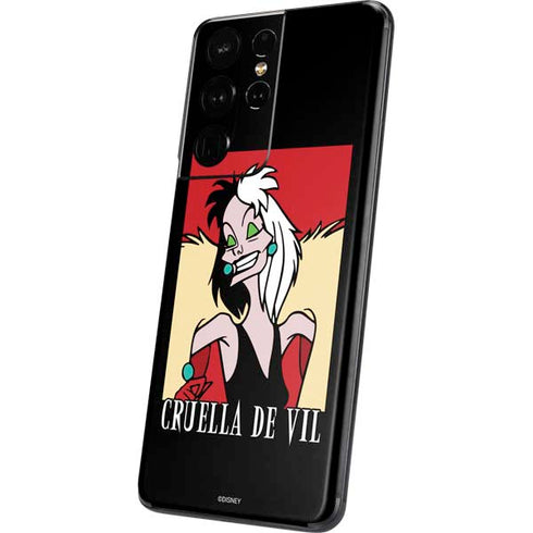 Disney Villains Cruella de Vil Galaxy S21 Ultra 5G Skin