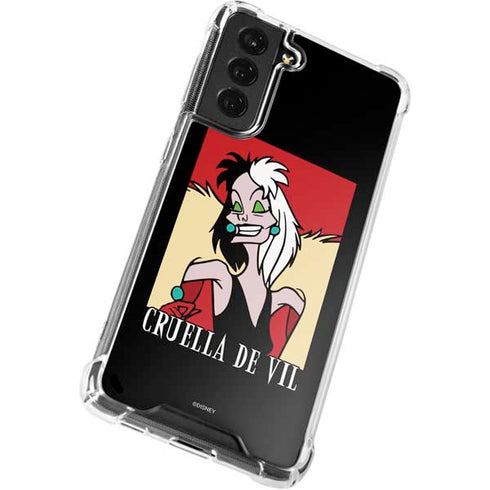 Disney Villains Cruella de Vil Galaxy S22 Clear Case