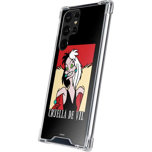Disney Villains Cruella de Vil Galaxy S22 Ultra Clear Case