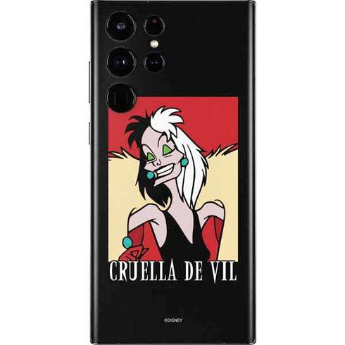 Disney Villains Cruella de Vil Galaxy S22 Ultra Skin