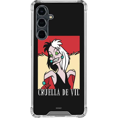 Disney Villains Cruella de Vil Galaxy S23 FE Clear Case