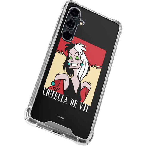 Disney Villains Cruella de Vil Galaxy S23 FE Clear Case