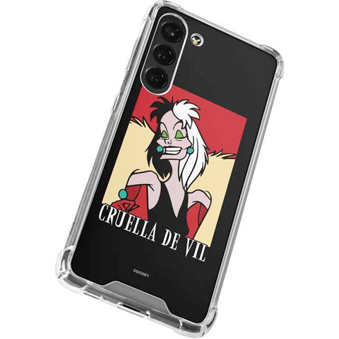 Disney Villains Cruella de Vil Galaxy S23 Plus Clear Case